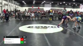 95 lbs Quarterfinals (8 Team) - PJ Terranova, Roundtree Wrestling Academy vs Weston Borgers, Beast Mode