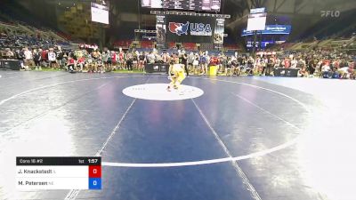 138 lbs Cons 16 #2 - Joseph Knackstedt, Illinois vs Mason Petersen, Nebraska