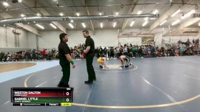 150 lbs Quarterfinal - Weston Dalton, Pueblo East vs Gabriel Little, John F Kennedy