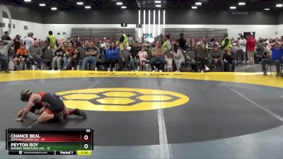 55 lbs Placement Matches (8 Team) - Chance Beal, Gotcha Illinois (IL) vs Peyton Roy, Dundee Wrestling (MI)