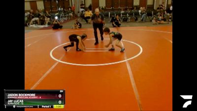 44 lbs Finals (8 Team) - Jadon Bockmore, Donahue Wrestling Academy vs Jay Lucas, Alpha Elite