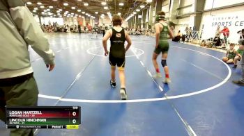 100 lbs Rd# 3 12:00pm Friday - Logan Hartzell, Maryland GOLD vs Lincoln Hinchman, Olympia