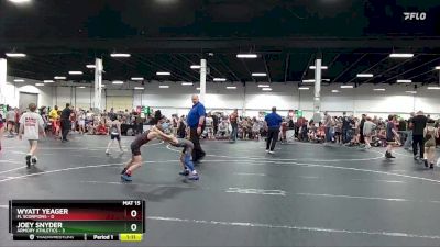 60 lbs Semis (4 Team) - Wyatt Yeager, FL Scorpions vs Joey Snyder, Armory Athletics