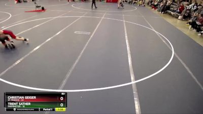 80 lbs Finals (8 Team) - Christian Geiger, St. Francis vs Trent Sather, Farmington