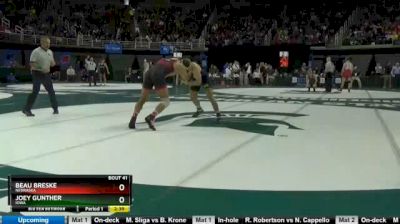 174 lbs Round of 16 - Beau Breske, Nebraska vs Joey Gunther, Iowa