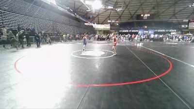 77 lbs 1st Place Match - Benjamin Chromey, South West Washington Wrestling Club vs Johnny `Bo` Baxter, Punisher Wrestling Company