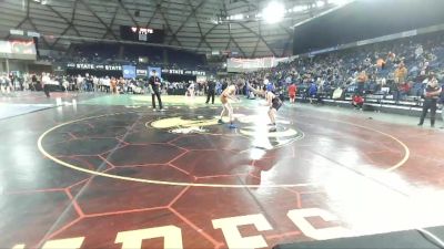 145 lbs Quarterfinal - Ashton Baker, Askeo International Mat Club vs Jessie Garcia, Omak Wrecking Crew