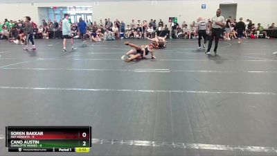 98 lbs Round 2 (6 Team) - Cano Austin, Charlotte Vikings vs Soren Bakkar, Mat Monkeys