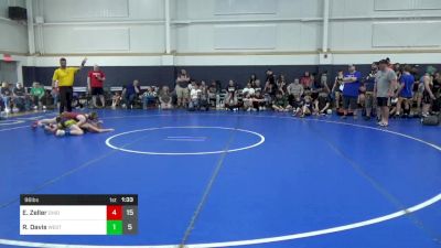 96 lbs Pools - Eddie Zeller, Ohio Gold 24K vs Reed Davis, West Virginia Wild