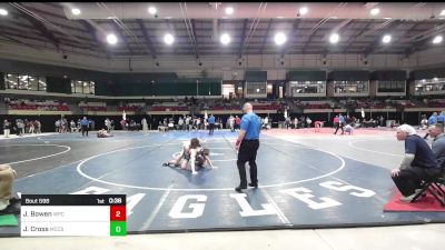 157 lbs Consi Of 16 #2 - Jack Bowen, William Penn Charter vs James Cross, McCallie School