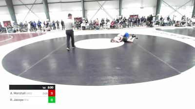 165 lbs Round Of 32 - Alex Marshall, Coast Guard vs Rex Jacops, New York University