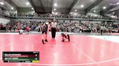 110 lbs Champ. Round 2 - Kellen Edwards, Nevada Tiger Pit Wrestling Club-AAA vs Brycen Green, Wentzville Wrestling Federation-AAA