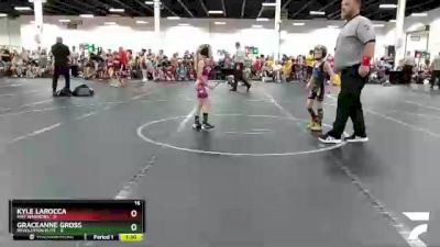 48 lbs Round 2 (8 Team) - Kyle LaRocca, Mat Warriors vs Graceanne Gross, Revolution Elite