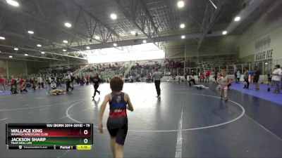 75 lbs Cons. Semi - Jackson Sharp, Team Real Life vs Wallace King, Wasatch Wrestling Club