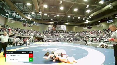 Semifinal - Dax Johnson, Juab vs Deegan Davies, Canyon View