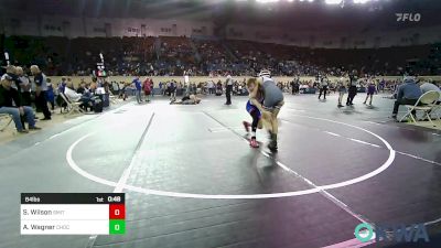 84 lbs Round Of 16 - SJ Wilson, Smith Wrestling Academy vs Ayden Wagner, Choctaw Ironman Youth Wrestling