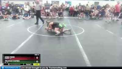 76 lbs Round 4 - Josh Mims, Creeks vs Truman Dames, FA