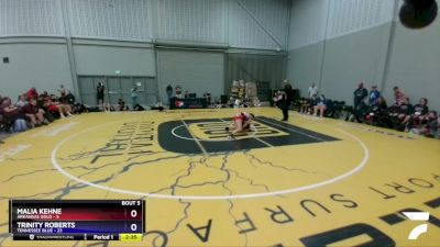 138 lbs Round 2 (6 Team) - Malia Kehne, Arkansas Gold vs Trinity Roberts, Tennessee Blue