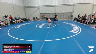 100 lbs Round 3 (8 Team) - Austin Duette-Hall, Colorado vs Oscar Gauna, Kansas Blue