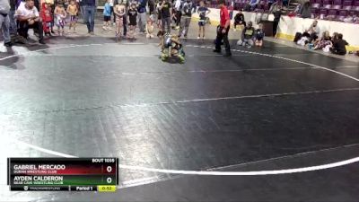 56 lbs Quarterfinal - Ayden Calderon, Bear Cave Wrestling Club vs Gabriel Mercado, Duran Wrestling Club