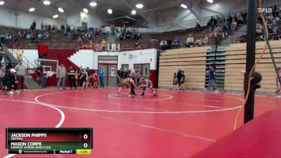 90-98 lbs Quarterfinal - Mason Corpe, Midwest Xtreme Wrestling vs Jackson Phipps, Central