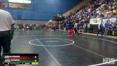 2 - 126 lbs Quarterfinal - Jared Goodson, Poquoson vs Jordan Perkins, Marion