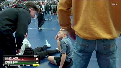 50 lbs Champ. Round 1 - Hudson Webb, High Altitude Wrestling Club vs Easton Quick, PLATTE COUNTY