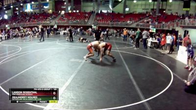 125 lbs Quarterfinal - Landon Rosenthal, MWC Wrestling Academy vs Deaundrey Holmes, Sutherland Youth Wrestling Club