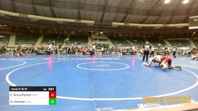 135 lbs Consi Of 16 #1 - Ethyn BravoPacker, Brighton Wrestling Club vs Ames-Michael Hoevker, Granite Hills (El Cajon)