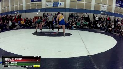 157 lbs Quarters & Wb (16 Team) - Noah Banet, Floyd Central vs Benjamin Barker, East Noble