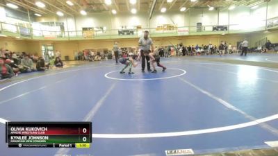 68-76 lbs Round 3 - Olivia Kukovich, Apache Wrestling Club vs Kynlee Johnson, Mountain View Stingers