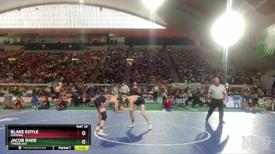 3A 113 lbs Quarterfinal - Jacob Rade, Timberlake vs Blake Koyle, Gooding