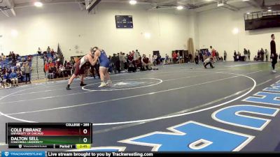 285 lbs Quarterfinal - Dalton Sell, Concordia University vs Cole Fibranz, University Of Chicago