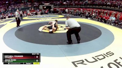 D2-150 lbs Quarterfinal - Aidan Rush, Col. DeSales vs Mitchell Younger, Watterson