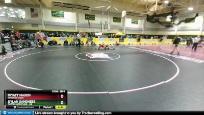 90 lbs Cons. Semi - Wyatt Mason, Touch Of Gold vs Dylan Sandness, MATPAC Wrestling - ND