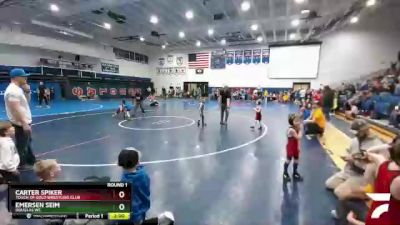 34-41 lbs Round 1 - Carter Spiker, Touch Of Gold Wrestling Club vs Emersen Seim, Douglas WC