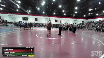 220 lbs Semifinal - Henry Sturn, Trabuco Hills vs Luke Webb, JSerra