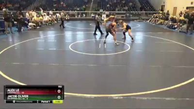 152 lbs Semis & 1st Wb (8 Team) - Alex Le, Lassiter H.S. vs Jacob Oliver, Richmond Hill HS