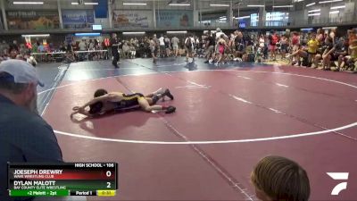 106 lbs Cons. Round 3 - Joeseph Drewry, Wave Wrestling Club vs Dylan Malott, Bay County Elite Wrestling