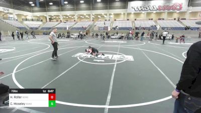 73 lbs 5th Place - Hagen Roller, Borger Youth Wrestling vs Cree Moseley, Randall WC