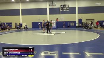 FS 86 KG Round 1 (3 Team) - Griffyn Broyles, Air Force FS vs John Stefanowicz, Navy FS