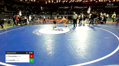 175 lbs Consi Of 8 #1 - Joaquin Fernandez, Lakeland Jr Wrestling vs Steven Laurella, Cumberland