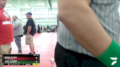 150 lbs Round 5 (8 Team) - Jake Hughes, Carolina Brawlers vs Ewan Olson, Tar River WC