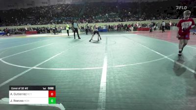 80 lbs Consi Of 32 #2 - Adrian Gutierrez, PC Takedown vs Joseph Reeves, Midwest City Middle School Bombers