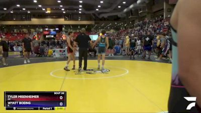 126 lbs Champ. Round 1 - Tyler Misenheimer, OK vs Wyatt Boeing, IL