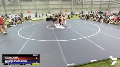 182 lbs Round 1 (6 Team) - William Ward, North Dakota Blue vs Quentin-Xavier Burns, TEAM NC