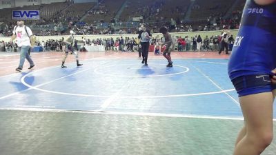 84 lbs Consi Of 16 #2 - Ej Turner Jr, HURRICANE WRESTLING ACADEMY vs Joshua Lorah, Altus JH