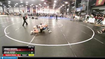96 lbs Rd# 8- 12:30pm Saturday Final Pool - Arseni Kikiniou, California National Team vs Bryar Hooks, Oklahoma Outlaws