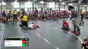 44 lbs Semis & 1st Wrestleback (8 Team) - Cooper Corona, Stallers Elite vs Dawson Brown, American Gladiators