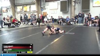 76 lbs Round 6 (8 Team) - Cash Bratt, Dynasty vs Nico Emili, Team 922